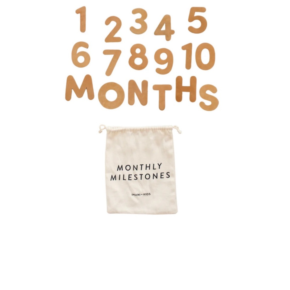 Imani Kids Monthly Milestones - new with tags